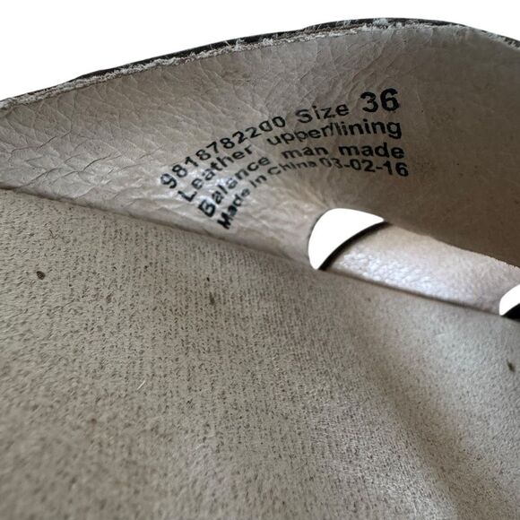 Dansko Brown Leather Cut Out Clog Sandals Sz 36 - Picture 7 of 8